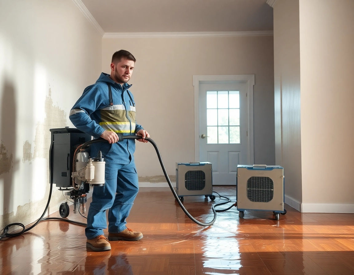 Water Damage Restoration Service in Hallieford